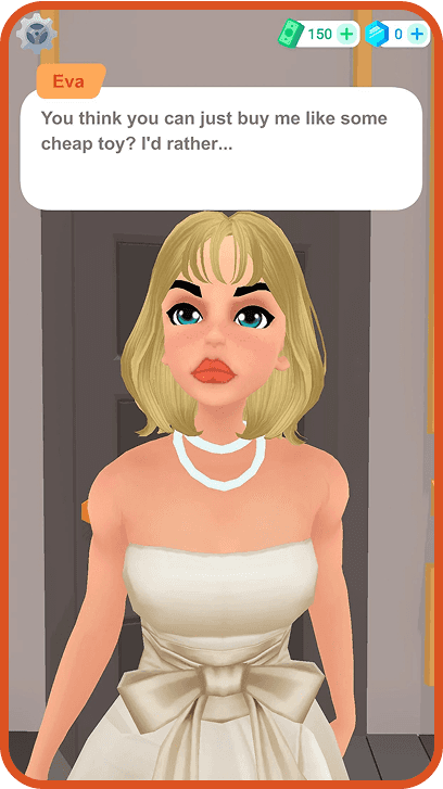 An angry bride